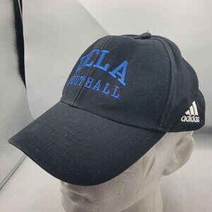Adidas UCLA Football Hat Black Sports Casual School College Outdoors Adjustable